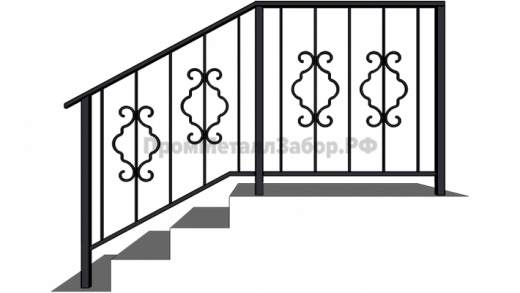 Ограждение лестниц №6